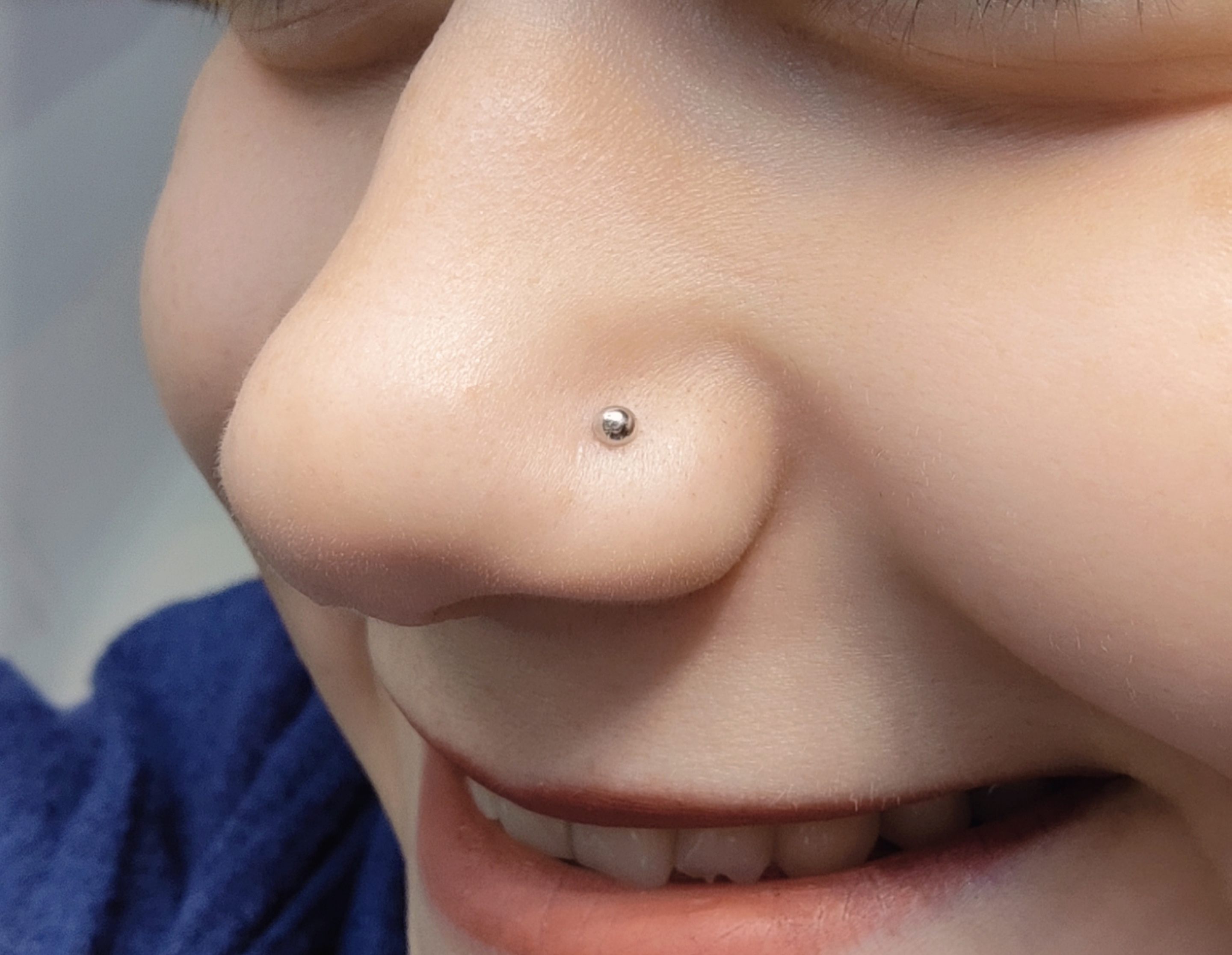 پیرسینگ فیک چسبی نقره‌ای | بسته ۱۶۰ عددی بدون سوراخ