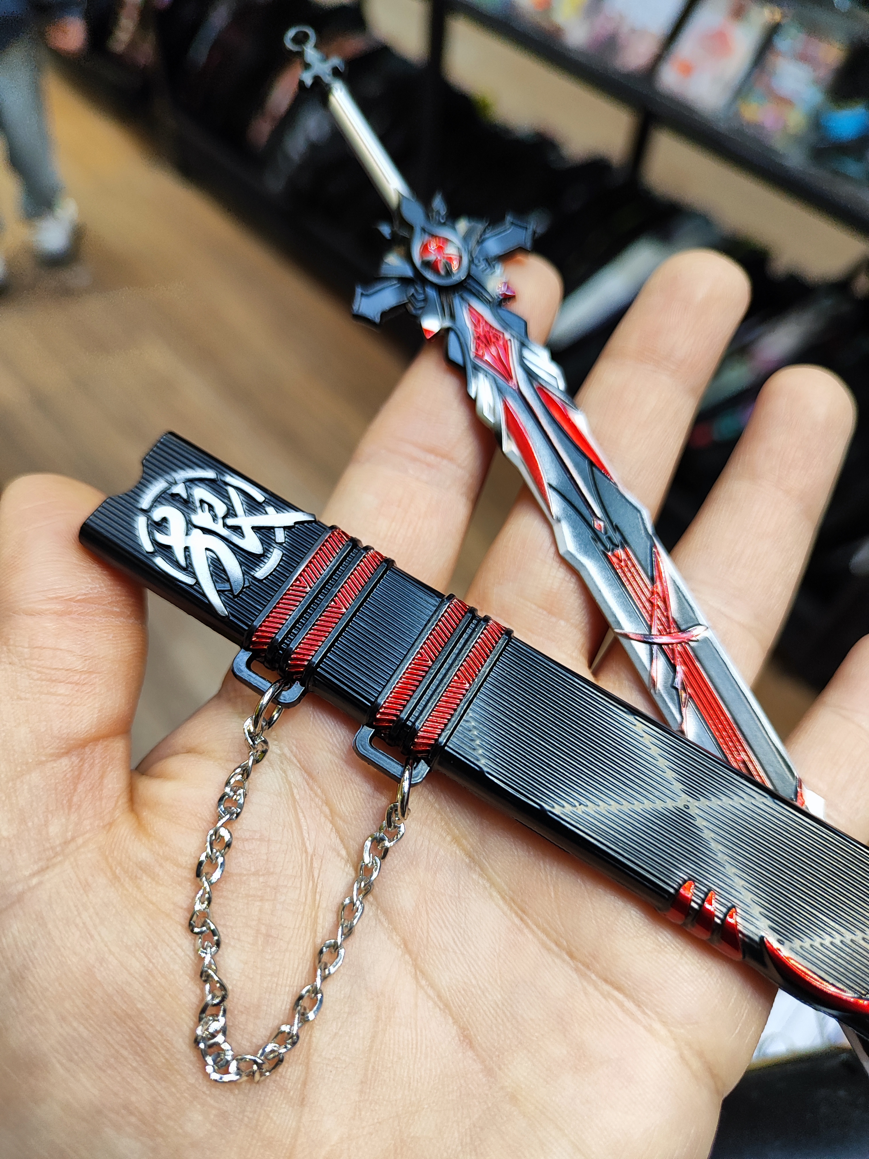 کاتانا کلکسیونی فلزی انیمه Solo Leveling | شمشیر دکوری خاص و کمیاب